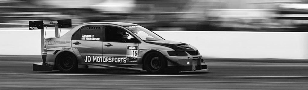 RaceFab-built race car on track
